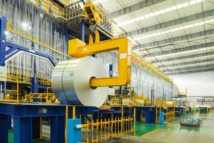 Aluminum cold rolling production