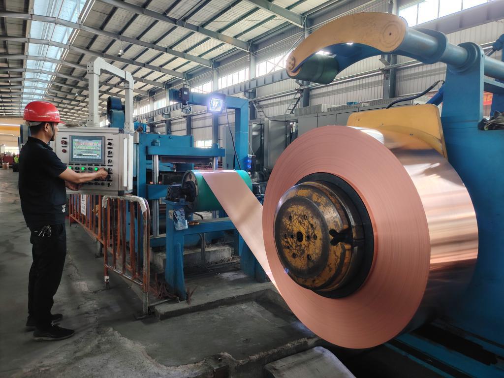 cold rolling Copper foil production