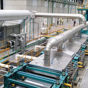 Degreasing line
