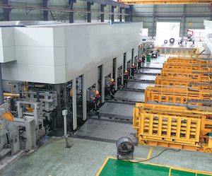 Stainless steel tandem mill